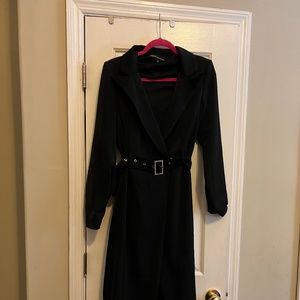 Naked Wardrobe All Black Formal Dress/Coat
